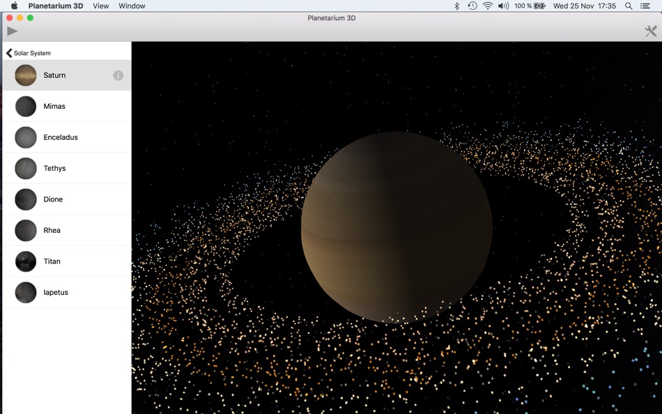 #4. Planetarium 3D (macOS) 由: Solueman Hussain