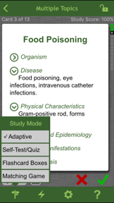 Microbiology and Infectious Diseases LANGE Flash Cards screenshot