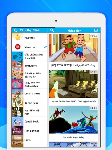 Hoạt hình cho Trẻ em & Thiếu nhi - YouTube edition iPad screenshot 4 - Entertainment app