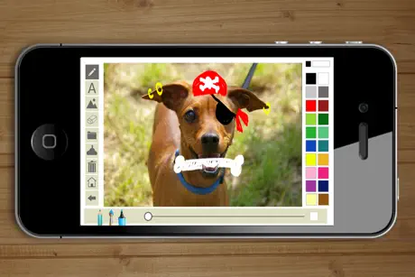 Write and draw in photos