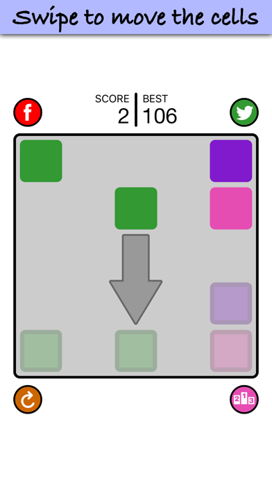Screenshot #1 pour Wipe3 - fit to merge 3 color blocks