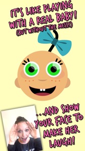 Peek-a-Boo! Play With A Virtual Baby Who Responds To You! screenshot #2 for iPhone