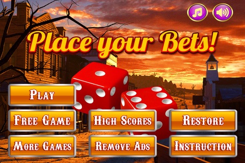 AAA Gun Master of Wild West Fun Craps Dice Casino Games Free screenshot 3