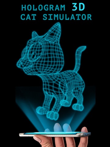 Screenshot #4 pour Hologram 3D Cat Simulator