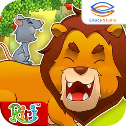 Singa dan Tikus - Cerita Anak Interaktif app icon