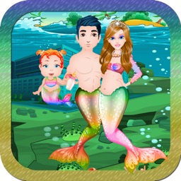 Mermaid New Born Baby and Baby Care Free Games