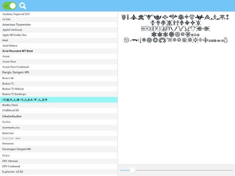 Screenshot #5 pour Font Viewer Spark