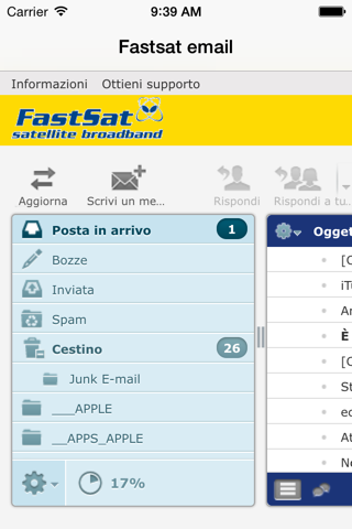 Fastsat Email screenshot 3