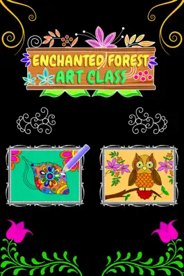Game screenshot Enchanted Forest Art Class- Coloring Book for Adults mod apk