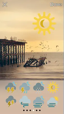Game screenshot Iconic Weather Stickers apk