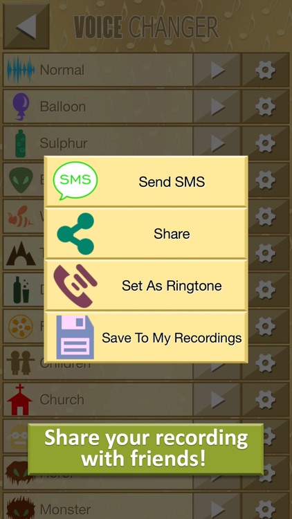 Gold Voice Changer Prank - Make Fun Recordings & Transform your Speech with Funny Effects screenshot-3
