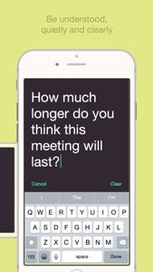 Statement - visual communication and large text screenshot #4 for iPhone