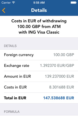 WhatCard - Find the best card to use when travelling abroad screenshot 2