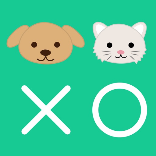 Tic Tac Toe Pets - XO Three in a Row for Kids Icon