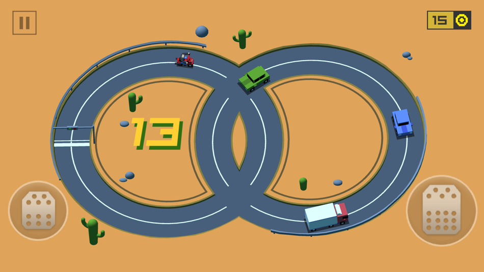 #5. Loop Drive : Crash Race (iOS) Podle: Gameguru