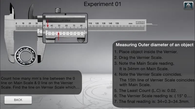 Vernier Caliper. screenshot 4 of 4
