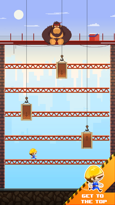 Screenshot #1 pour Blocky Kong - - Retro Arcade Fun