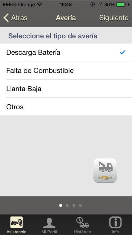 Asistencia Chevrolet