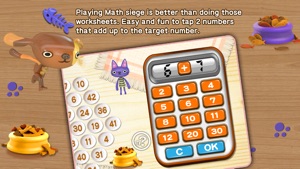 Cat & Dog - Math Siege Educational Game for kids screenshot #4 for iPhone
