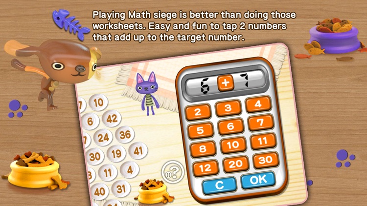 Cat & Dog - Math Siege Educational Game for kids screenshot-3