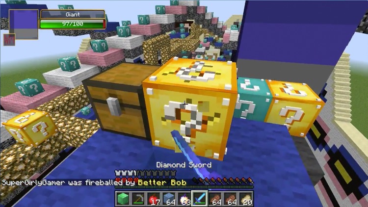 LUCKY CRAFT 2 SURVIVAL BLOCK HUNTER MINI GAME ( Build Battle Edition ) with Multiplayer