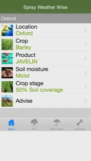 sprayweatherwise iphone capturas de pantalla 1