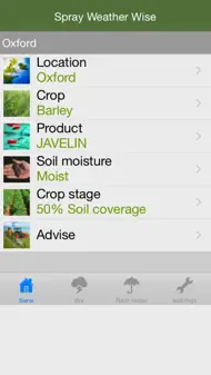 SprayWeatherWise iphone bilder 0