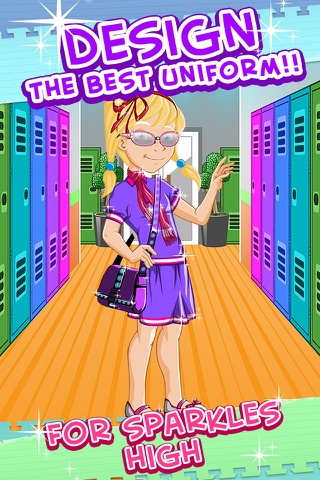 Izzy And Friends Girl Fashion Story- Sparkles High School Uniform Glam Dress Up Free Game screenshot 3