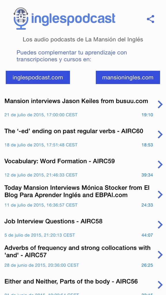 【图】Inglés Podcast(截图1)