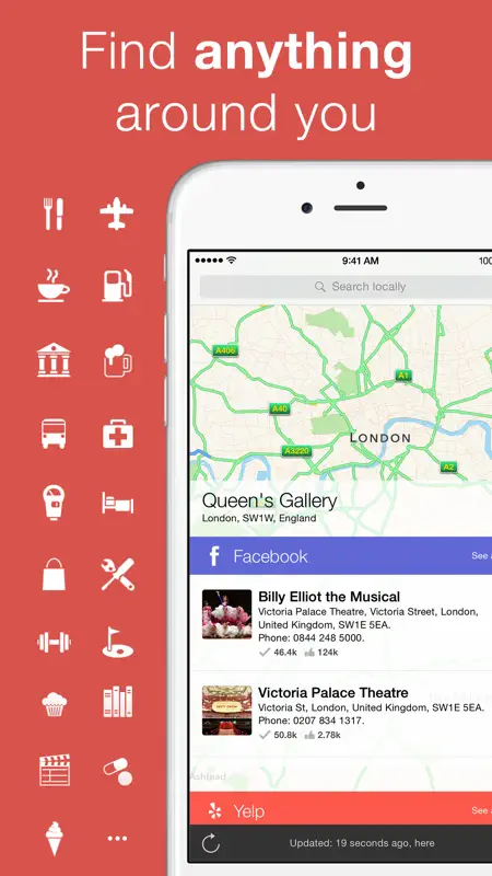 Localscope - Find places and people around you screenshot 1 of 5