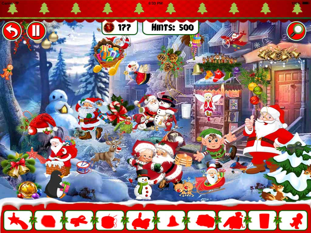 Christmas Winter Snow Holiday Hidden Objects screenshot 6