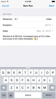 treadmill run tracker iphone capturas de pantalla 2