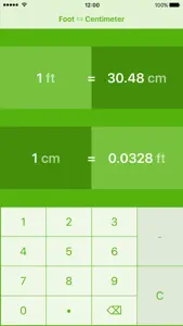 Feet to Centimeters | ft to cm screenshot #1 for iPhone
