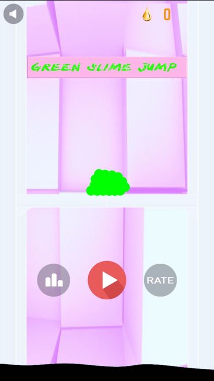 Green Slime Jump - Tap to make the circle jellies step from tile to tiles