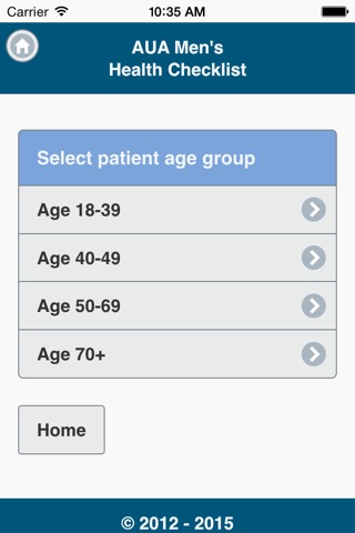 Men's Health Checklist screenshot 2