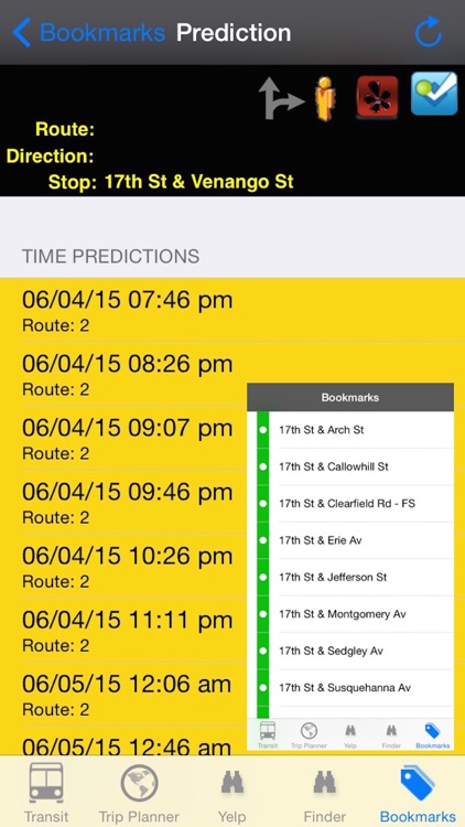 My Next Bus SEPTA Edition - Public Transportation Directions and Trip Planner screenshot-3