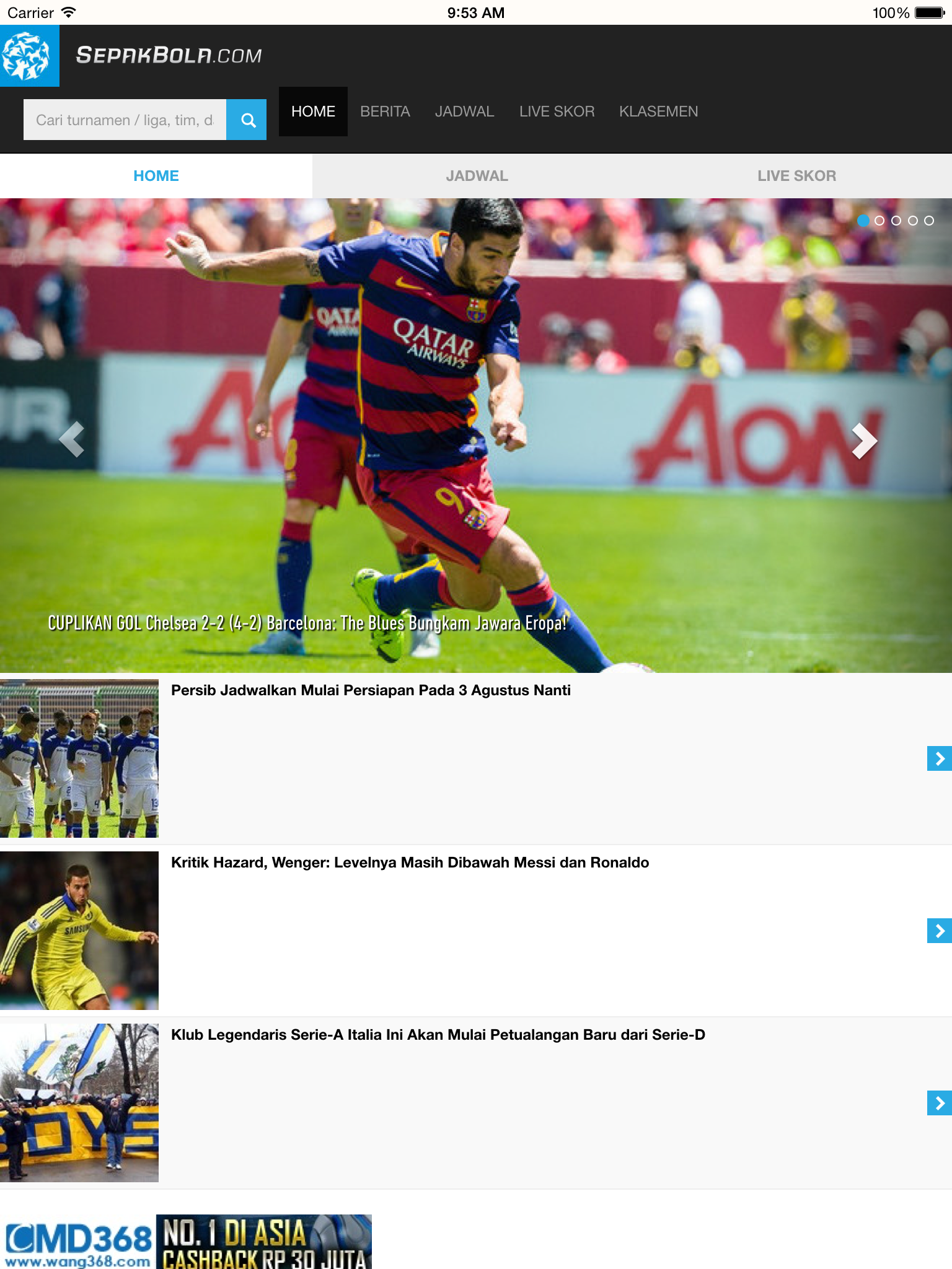 Sepakbola News screenshot 4