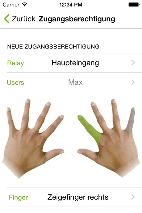 Schüco DCS Fingerprint BT