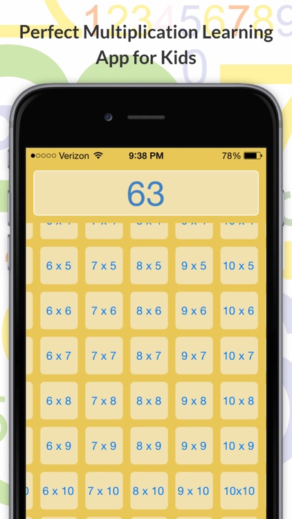 Learn Times Table: Multiplication Trainer and Learning Tool for Kids