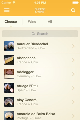 Max McCalman's Cheese & Wine Pairing App screenshot 3