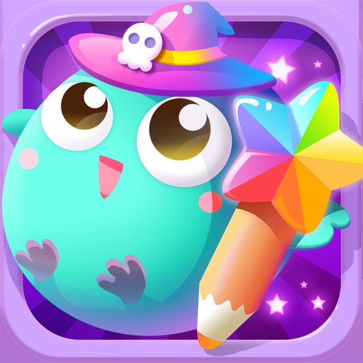 The Monster Coloring - A coloring game that have animation~ Icon