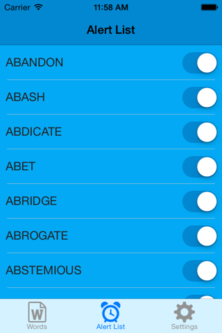 Toefl Vocabulary Reminder screenshot 3