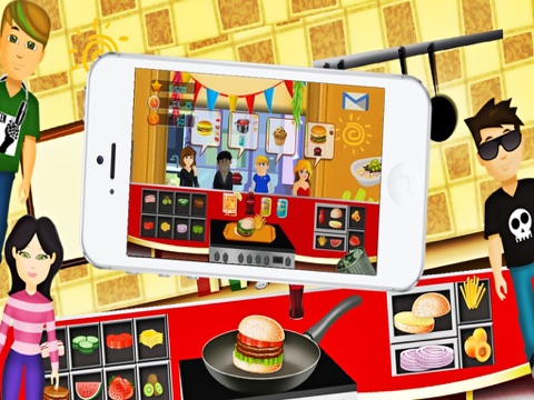 Screenshot #6 pour Cuisine Hamburger cool 2016: Faire des pizzas Jeux de sushi pour le plaisir