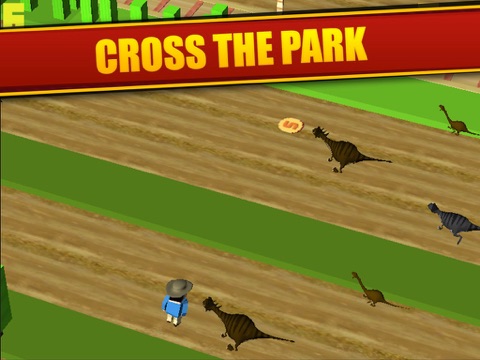 Screenshot #4 pour Jurassic Crossy - Dino traversant les routes