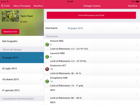 My Blood Test for iPad screenshot 3
