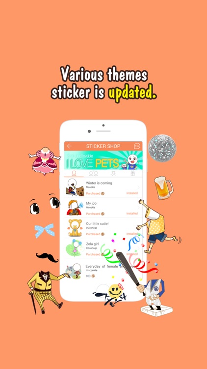 StickerBooth for SNS-My sticker made from my own picture screenshot-4