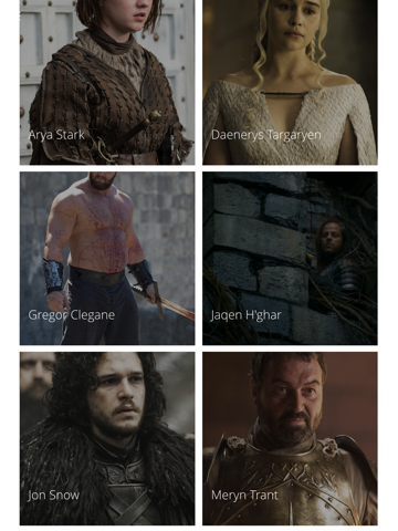 Screenshot #5 pour Woololo for Game of Thrones Characters