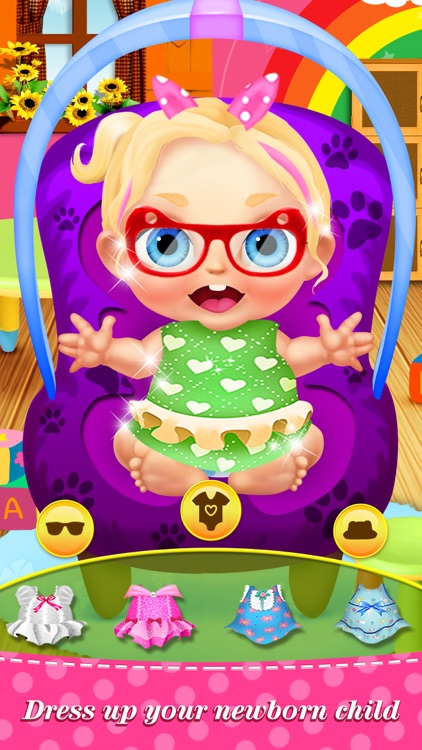 My Baby Care™ Newborn Babies: Nursing & Dress Salon Kids Game screenshot-4