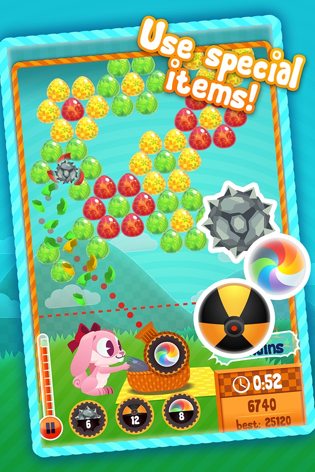 Bunny Bubble Shooter - Egg Shooting Game screenshot 3