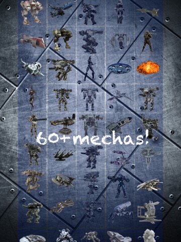 Mecha Battlefield Photo Editor iPad screenshot